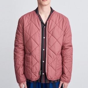 BNWOT Saturdays New York City cranberry liner jacket. Labeled XL